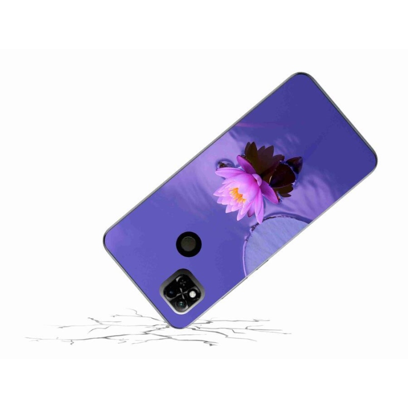 Gelový obal mmCase na mobil Xiaomi Redmi 10A - květ na hladině