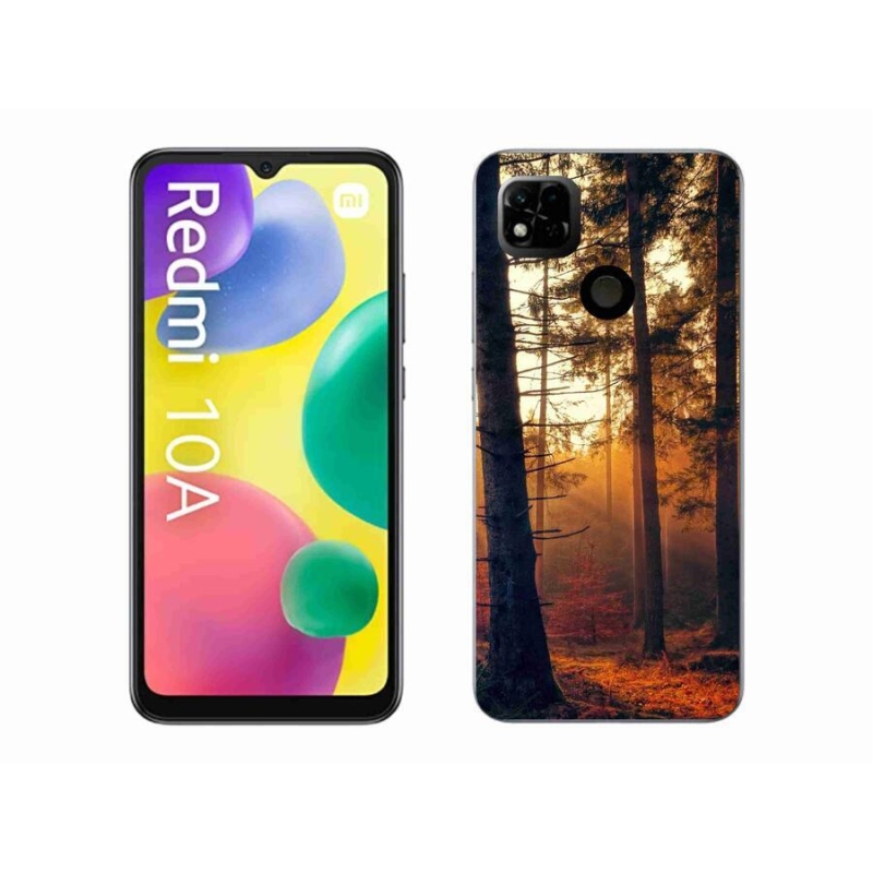 Gelový obal mmCase na mobil Xiaomi Redmi 10A - les
