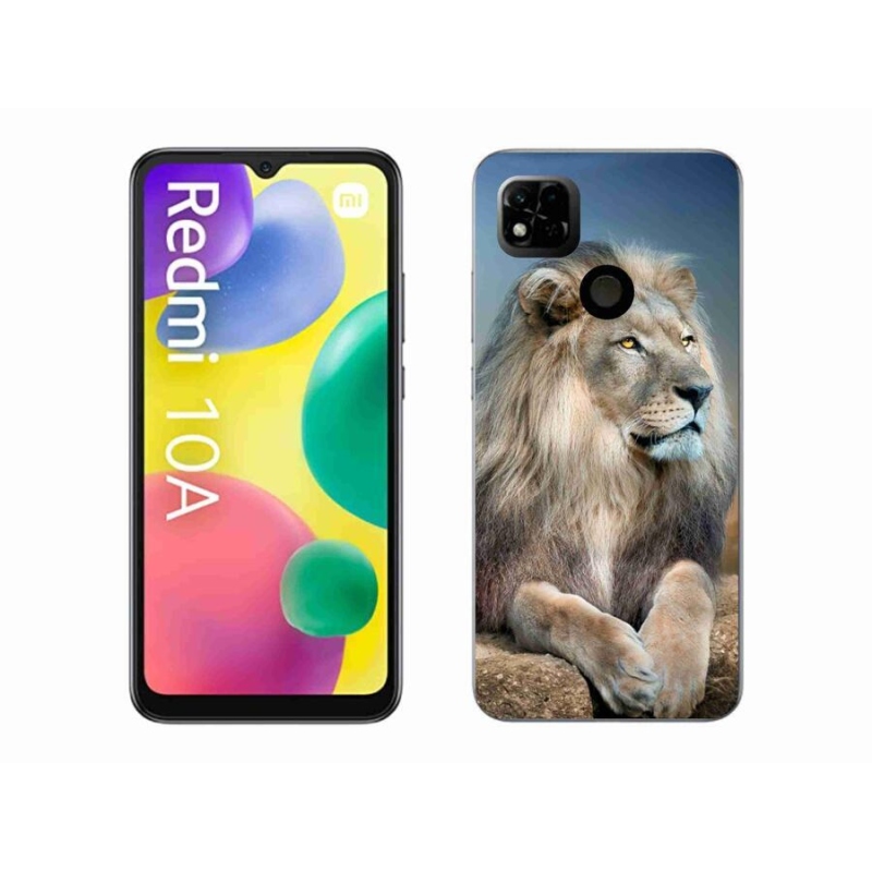 Gelový obal mmCase na mobil Xiaomi Redmi 10A - lev 1