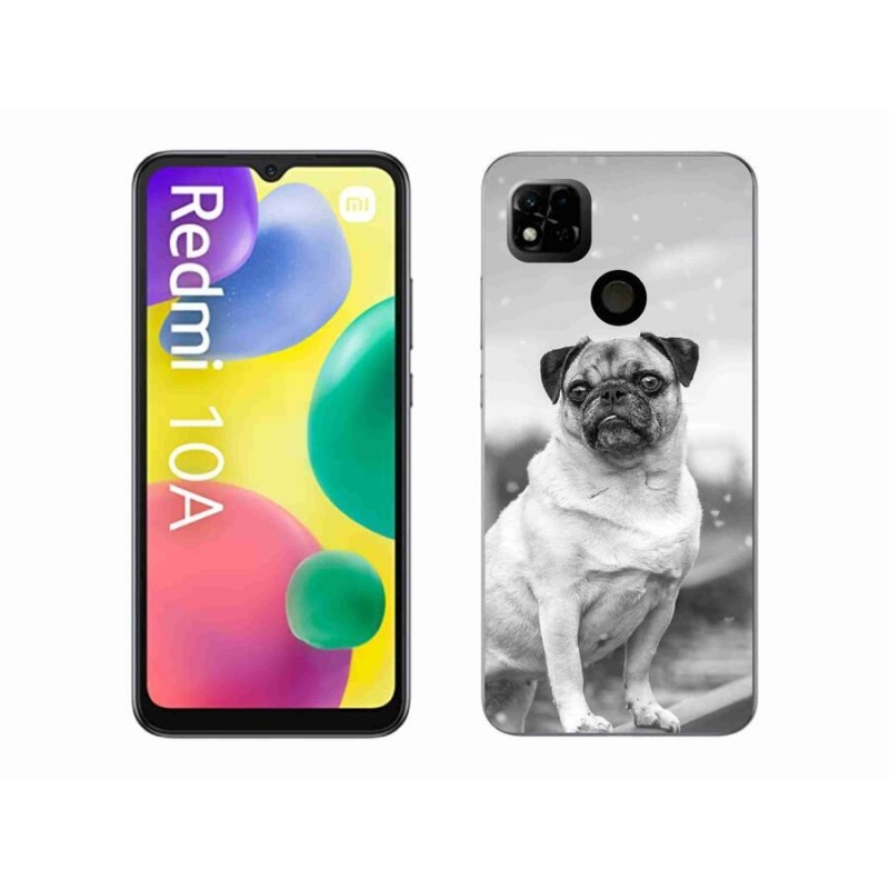 Gelový obal mmCase na mobil Xiaomi Redmi 10A - mops