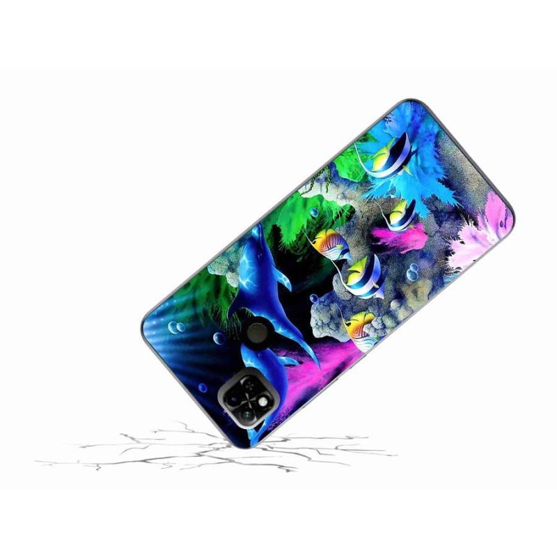 Gelový obal mmCase na mobil Xiaomi Redmi 10A - mořský svět
