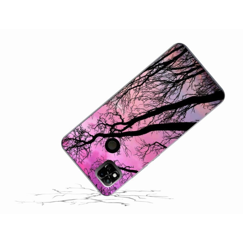 Gelový obal mmCase na mobil Xiaomi Redmi 10A - opadané stromy