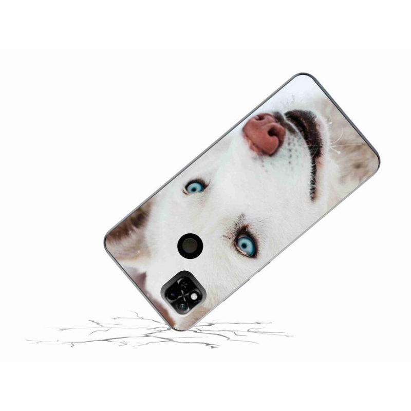 Gelový obal mmCase na mobil Xiaomi Redmi 10A - psí pohled