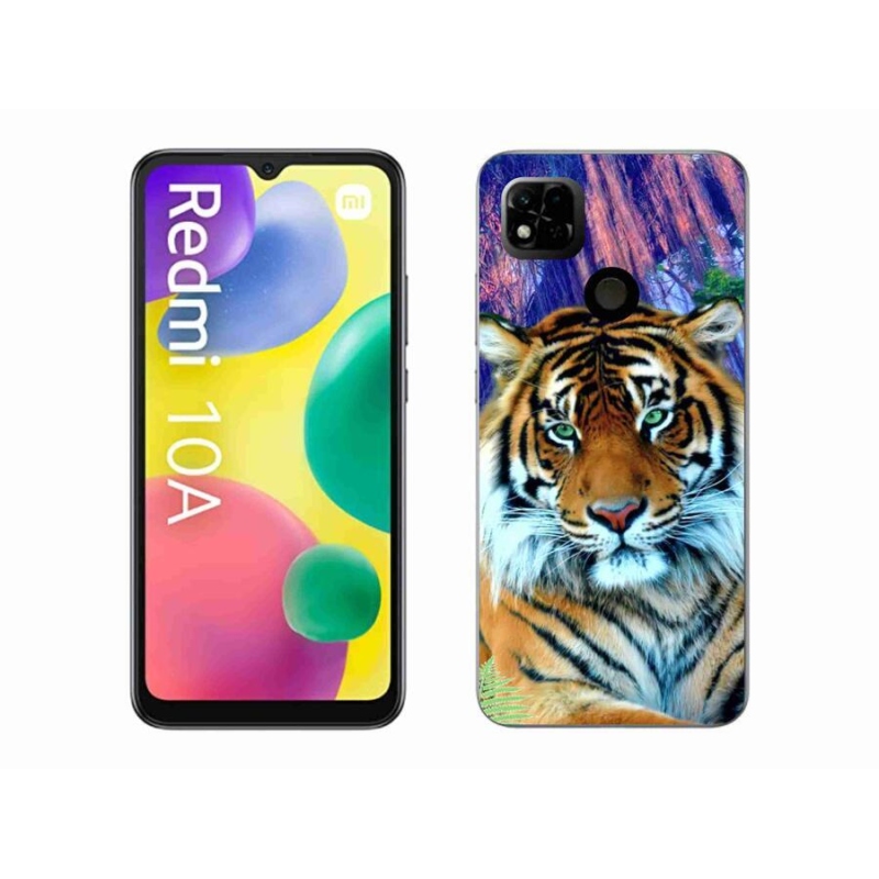 Gelový obal mmCase na mobil Xiaomi Redmi 10A - tygr