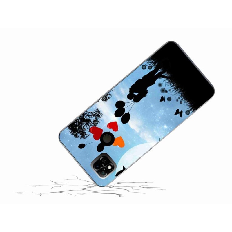 Gelový obal mmCase na mobil Xiaomi Redmi 10A - zamilovaný pár