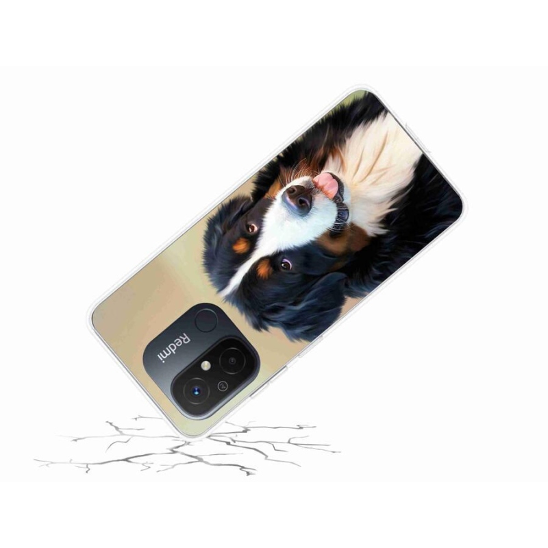 Gelový obal mmCase na mobil Xiaomi Redmi 12C - bernský salašnický pes