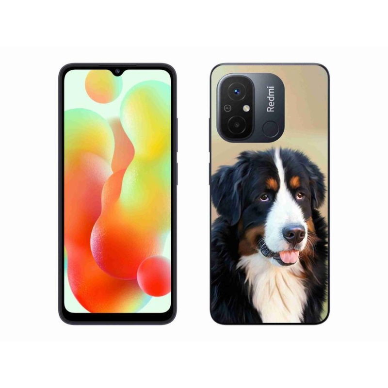 Gelový obal mmCase na mobil Xiaomi Redmi 12C - bernský salašnický pes
