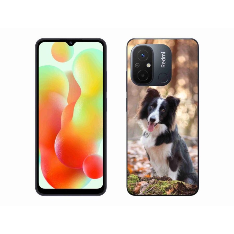 Gelový obal mmCase na mobil Xiaomi Redmi 12C - border kolie 1