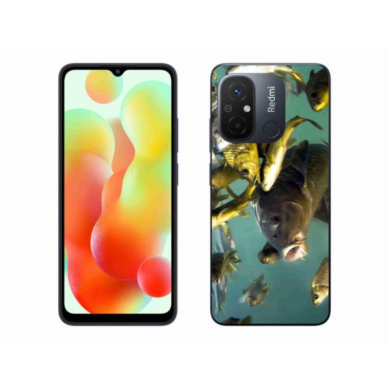Gelový obal mmCase na mobil Xiaomi Redmi 12C - hejno ryb