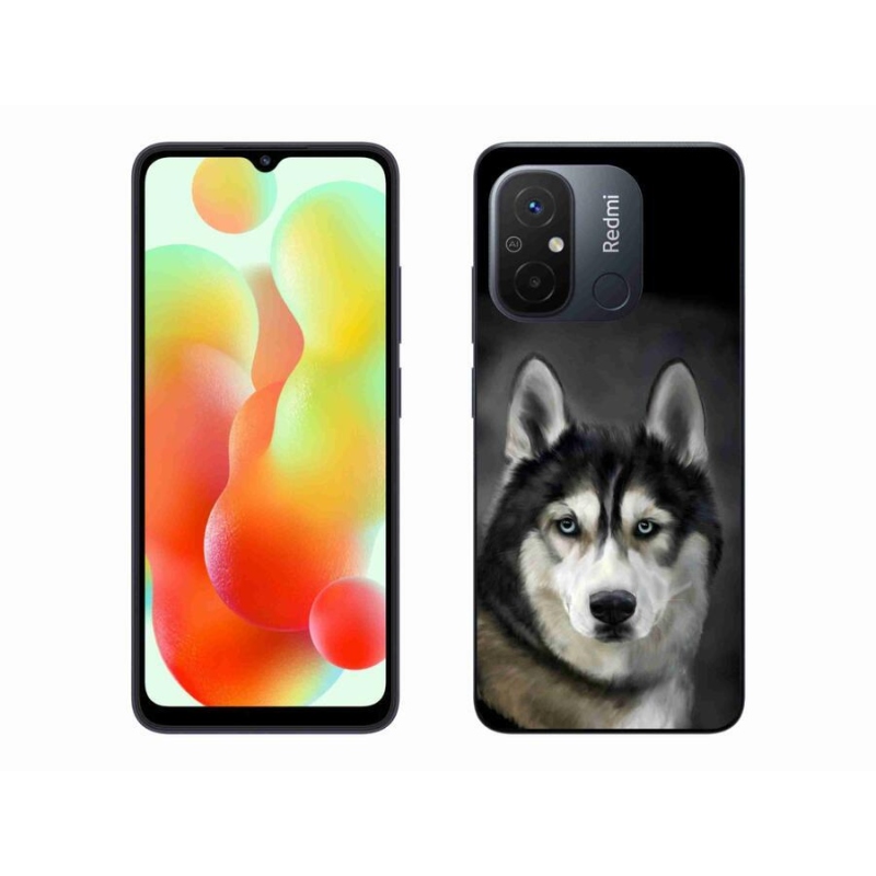 Gelový obal mmCase na mobil Xiaomi Redmi 12C - husky