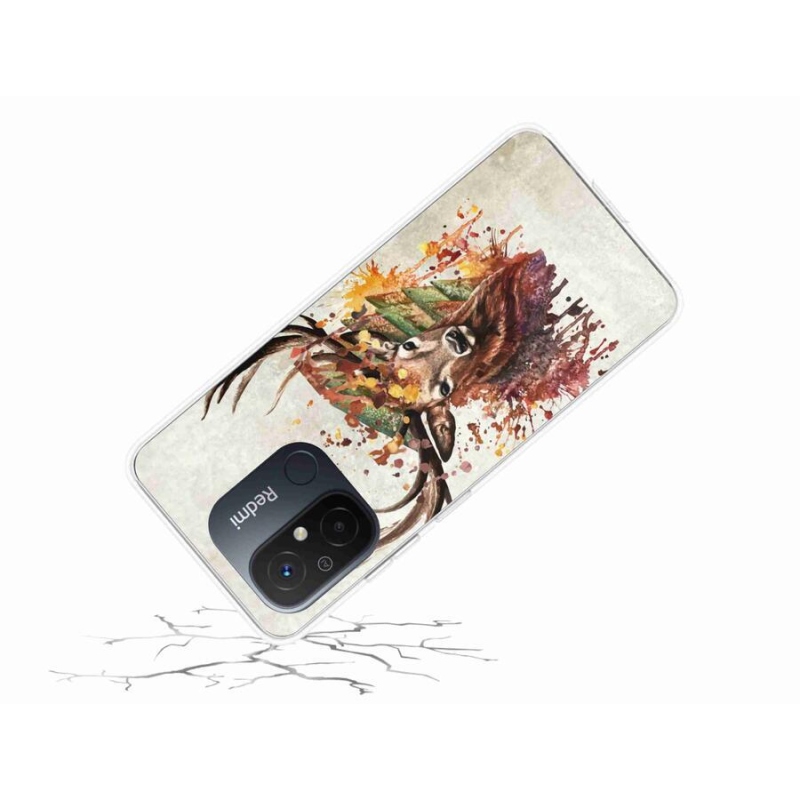Gelový obal mmCase na mobil Xiaomi Redmi 12C - jelen 1