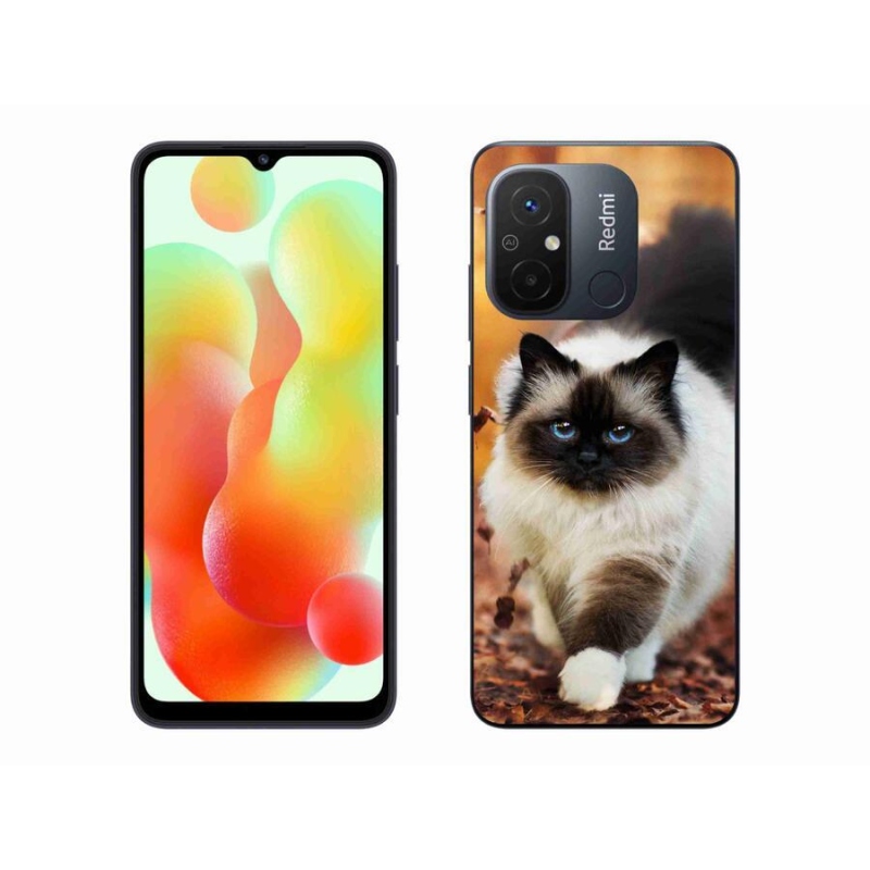 Gelový obal mmCase na mobil Xiaomi Redmi 12C - kočka