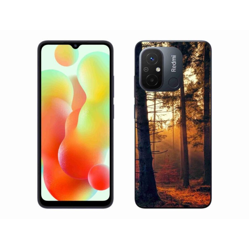 Gelový obal mmCase na mobil Xiaomi Redmi 12C - les