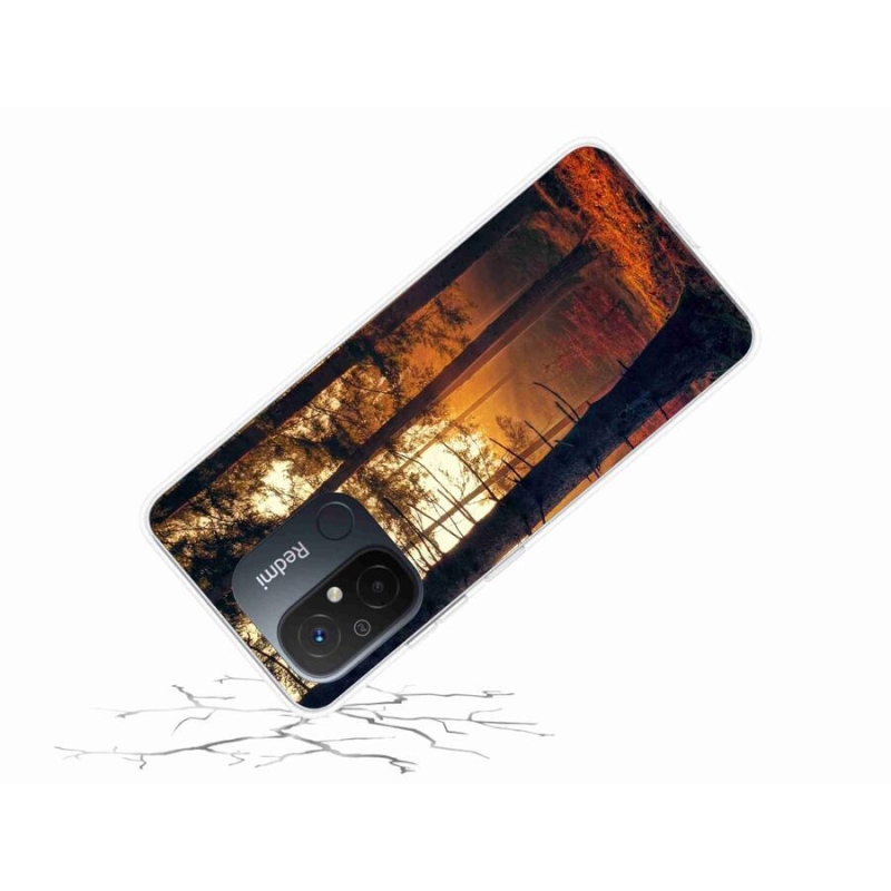 Gelový obal mmCase na mobil Xiaomi Redmi 12C - les