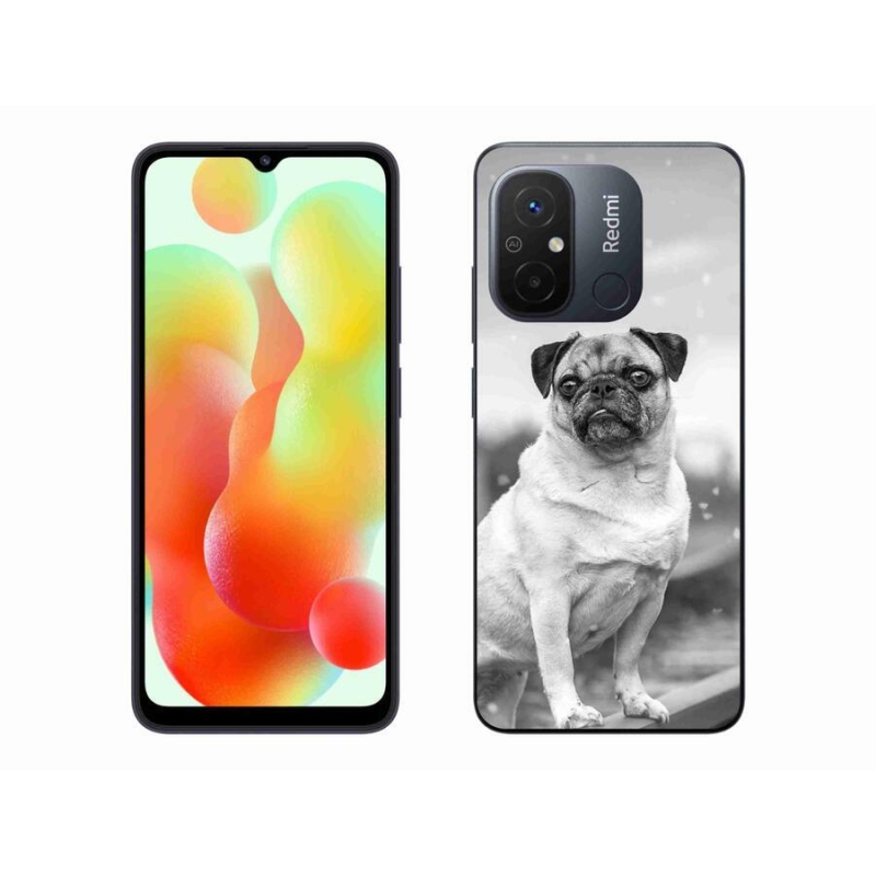 Gelový obal mmCase na mobil Xiaomi Redmi 12C - mops