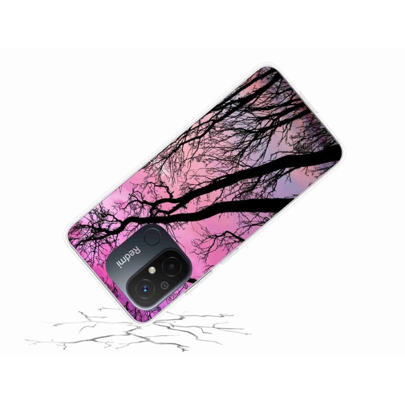 Gelový obal mmCase na mobil Xiaomi Redmi 12C - opadané stromy
