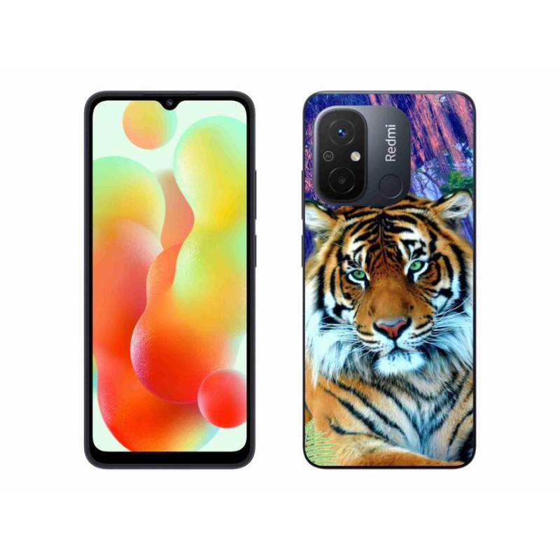 Gelový obal mmCase na mobil Xiaomi Redmi 12C - tygr