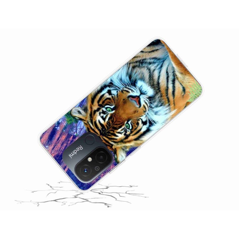 Gelový obal mmCase na mobil Xiaomi Redmi 12C - tygr