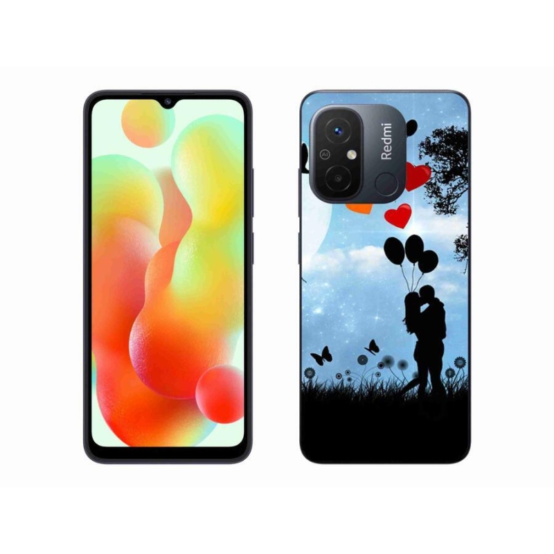 Gelový obal mmCase na mobil Xiaomi Redmi 12C - zamilovaný pár