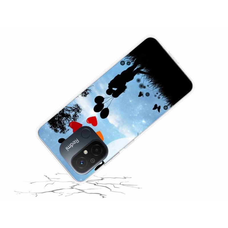 Gelový obal mmCase na mobil Xiaomi Redmi 12C - zamilovaný pár