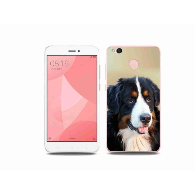 Gelový obal mmCase na mobil Xiaomi Redmi 4X - bernský salašnický pes
