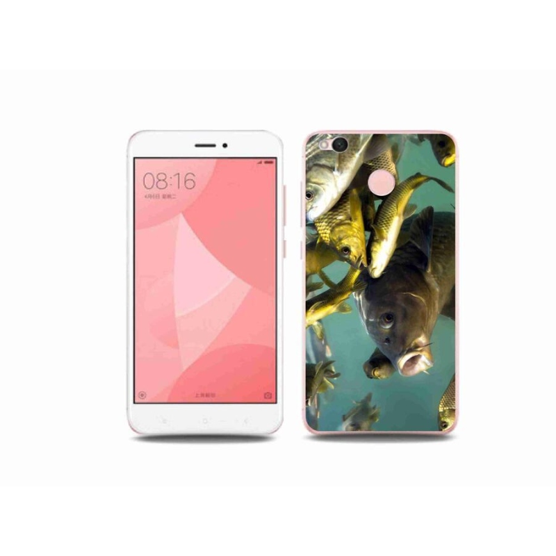 Gelový obal mmCase na mobil Xiaomi Redmi 4X - hejno ryb