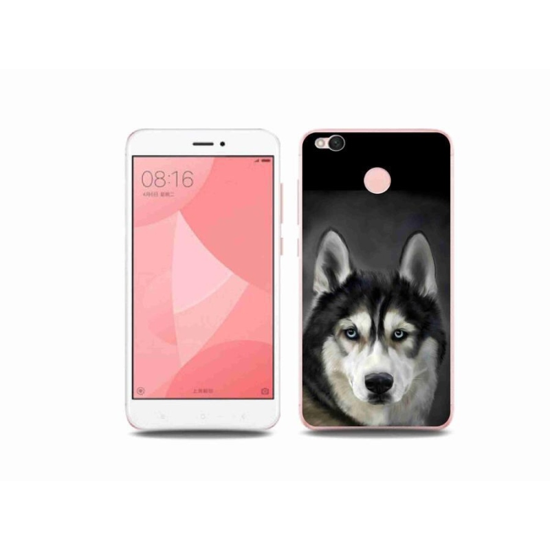 Gelový obal mmCase na mobil Xiaomi Redmi 4X - husky