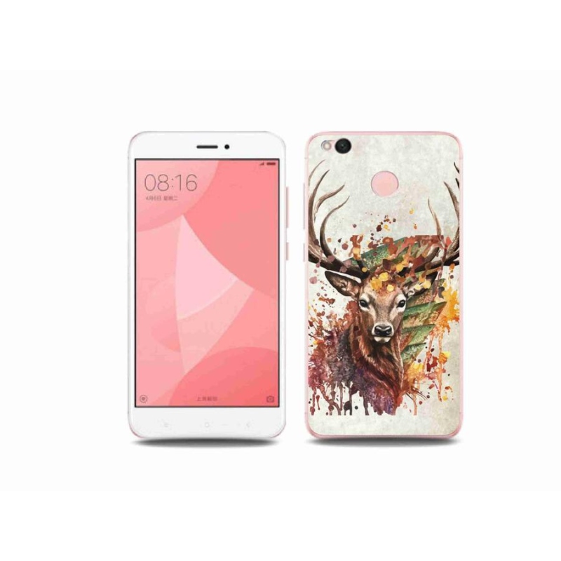 Gelový obal mmCase na mobil Xiaomi Redmi 4X - jelen 1