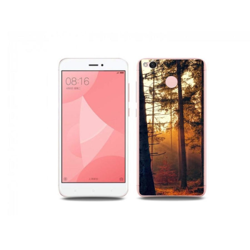 Gelový obal mmCase na mobil Xiaomi Redmi 4X - les
