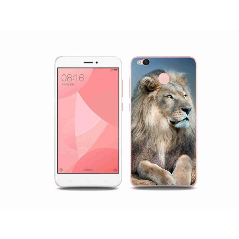 Gelový obal mmCase na mobil Xiaomi Redmi 4X - lev 1