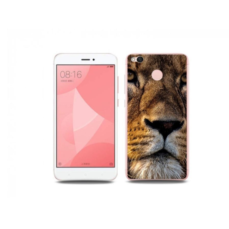 Gelový obal mmCase na mobil Xiaomi Redmi 4X - lev