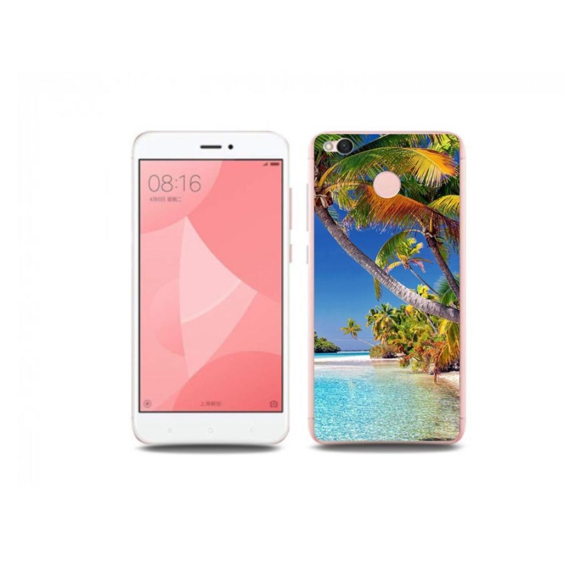Gelový obal mmCase na mobil Xiaomi Redmi 4X - mořská pláž