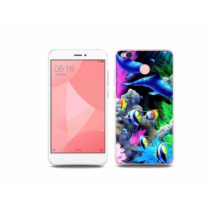 Gelový obal mmCase na mobil Xiaomi Redmi 4X - mořský svět