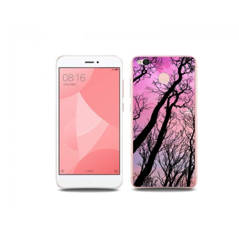 Gelový obal mmCase na mobil Xiaomi Redmi 4X - opadané stromy