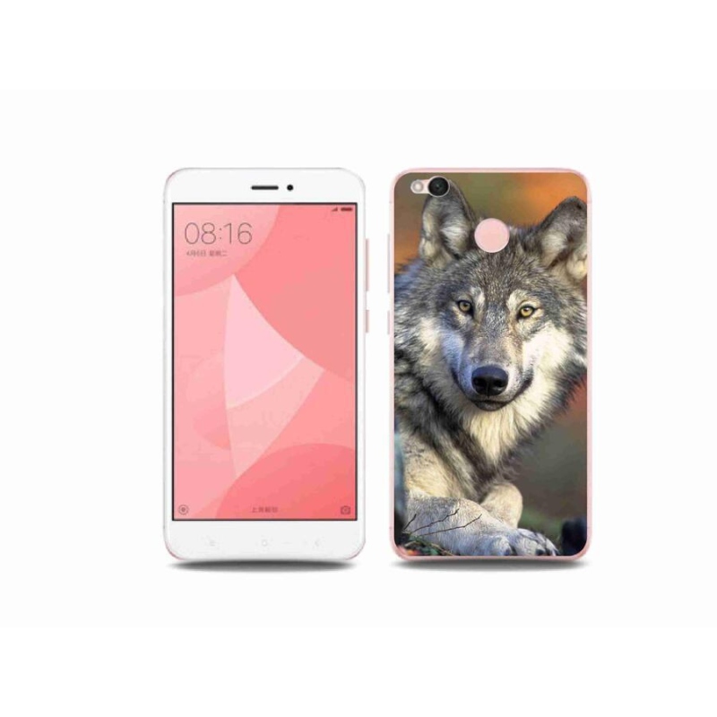 Gelový obal mmCase na mobil Xiaomi Redmi 4X - vlk