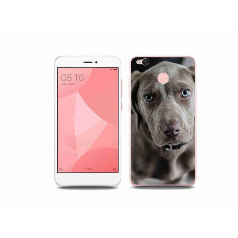 Gelový obal mmCase na mobil Xiaomi Redmi 4X - výmarský ohař