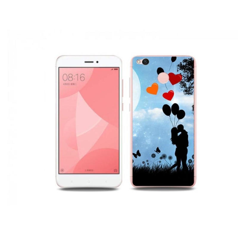 Gelový obal mmCase na mobil Xiaomi Redmi 4X - zamilovaný pár