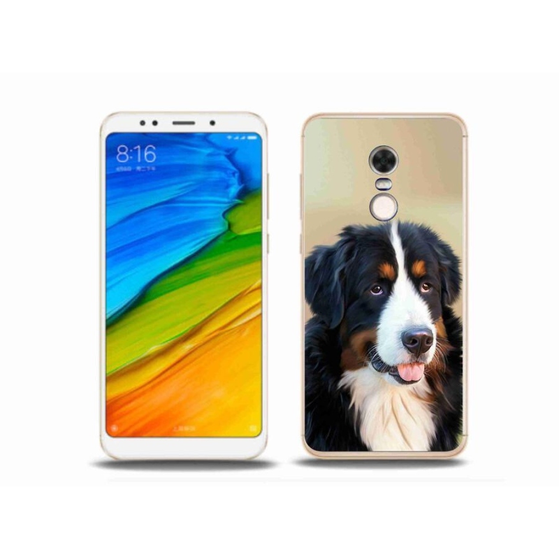 Gelový obal mmCase na mobil Xiaomi Redmi 5 Plus - bernský salašnický pes