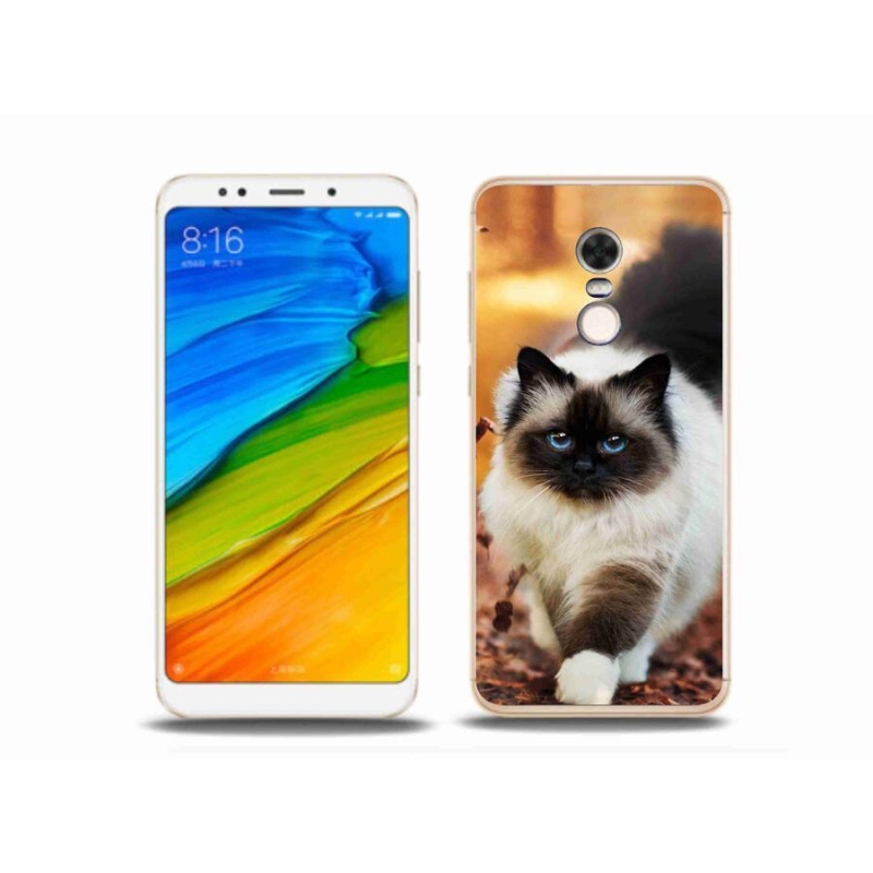 Gelový obal mmCase na mobil Xiaomi Redmi 5 Plus - kočka 1