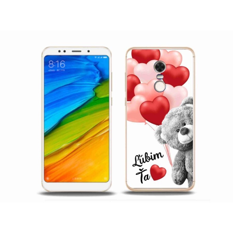 Gelový obal mmCase na mobil Xiaomi Redmi 5 Plus - ľúbim ťa sk