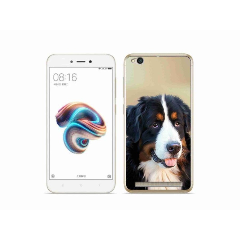 Gelový obal mmCase na mobil Xiaomi Redmi 5A - bernský salašnický pes