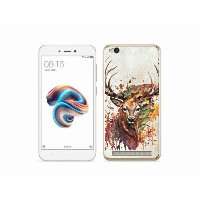 Gelový obal mmCase na mobil Xiaomi Redmi 5A - jelen 1