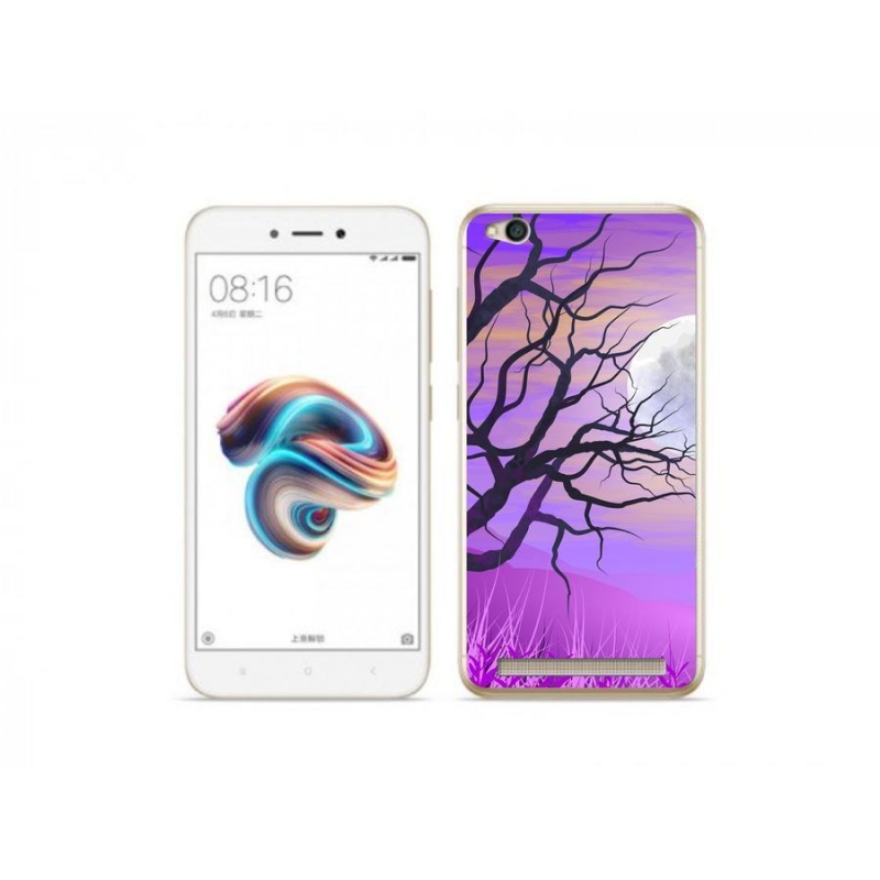 Gelový obal mmCase na mobil Xiaomi Redmi 5A - kreslený opadaný strom