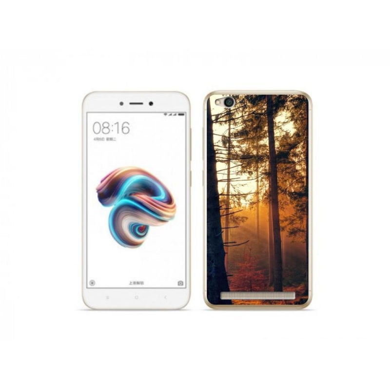 Gelový obal mmCase na mobil Xiaomi Redmi 5A - les
