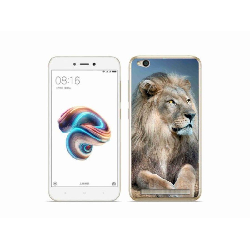 Gelový obal mmCase na mobil Xiaomi Redmi 5A - lev 1