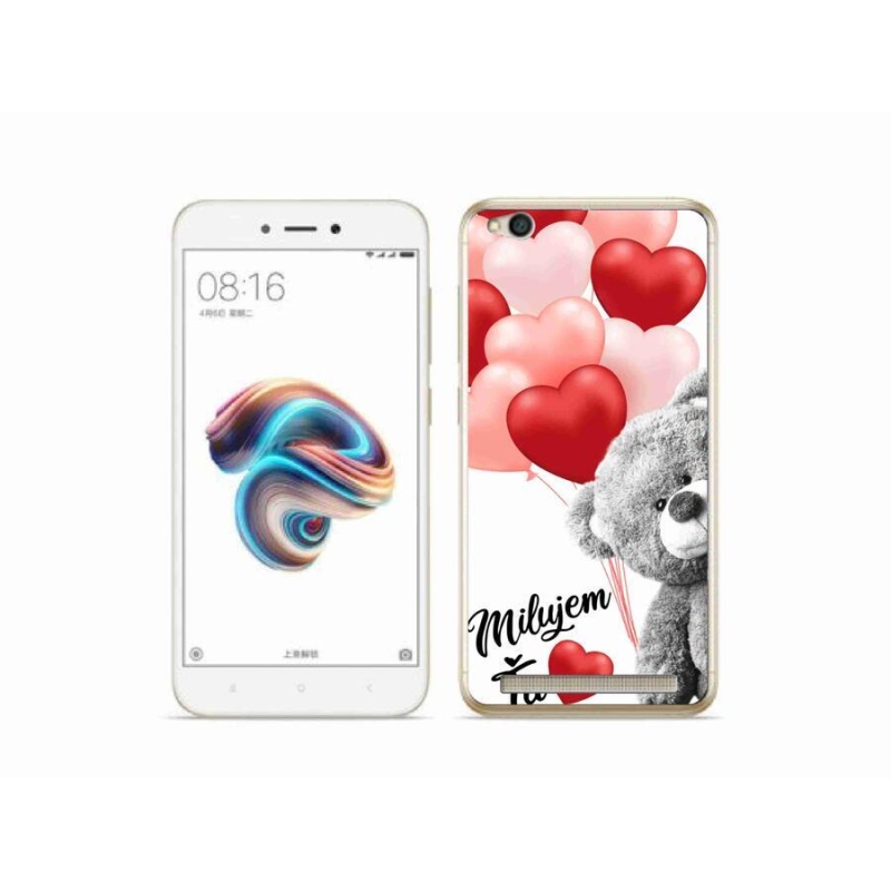 Gelový obal mmCase na mobil Xiaomi Redmi 5A - milujem Ťa sk