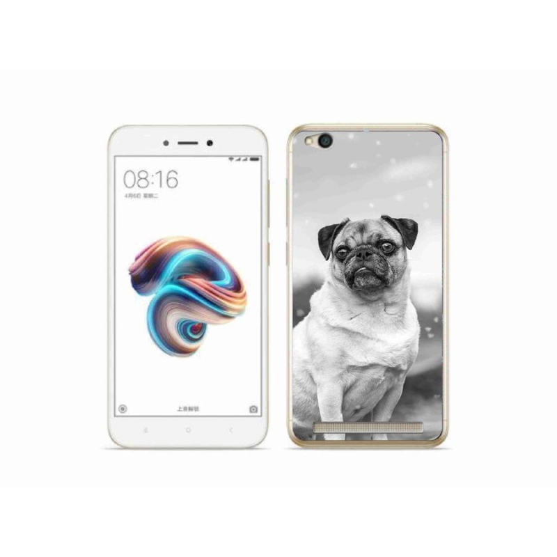 Gelový obal mmCase na mobil Xiaomi Redmi 5A - mops
