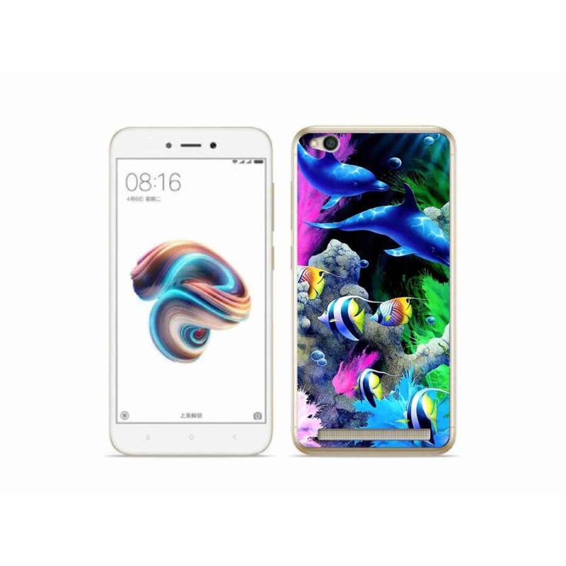 Gelový obal mmCase na mobil Xiaomi Redmi 5A - mořský svět