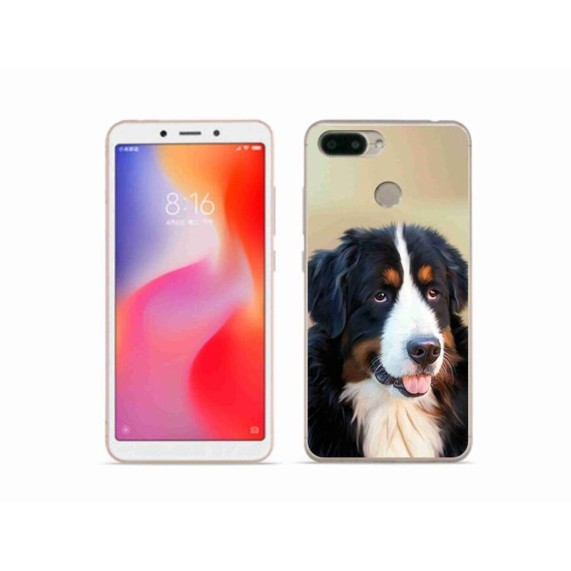 Gelový obal mmCase na mobil Xiaomi Redmi 6 - bernský salašnický pes