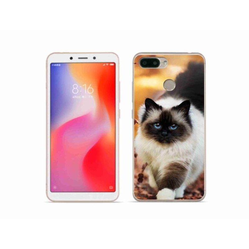 Gelový obal mmCase na mobil Xiaomi Redmi 6 - kočka 1